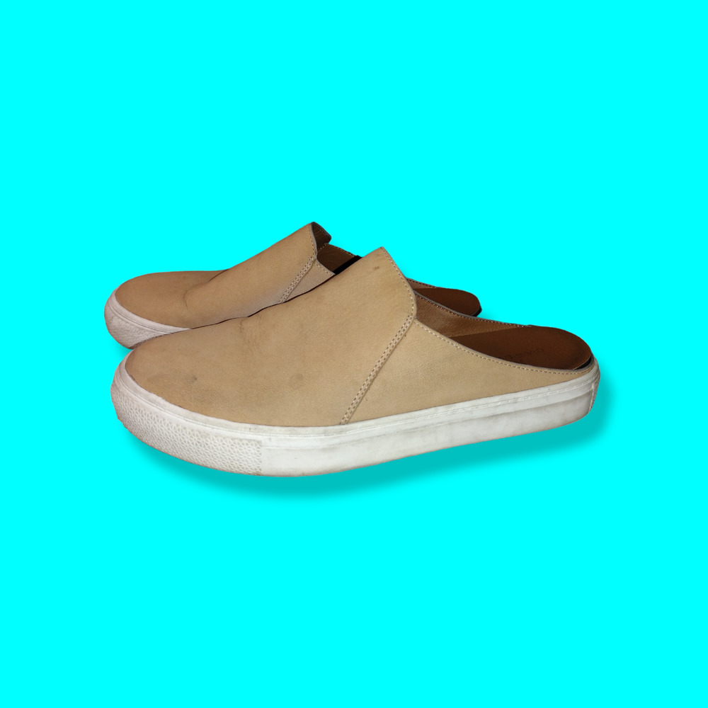 Caslon Nellie Suede Slip-On sneaker mule beige Taupe Size 8.5